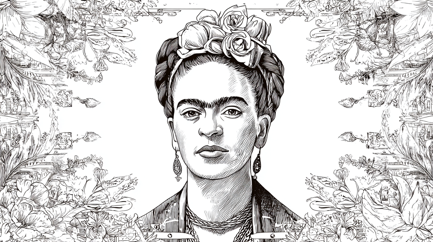 Frida Kahlo Self-Portrait Reimagined