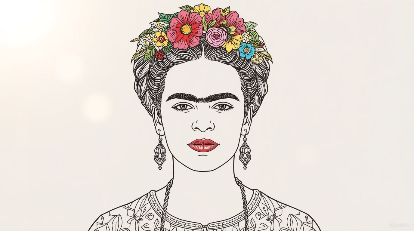 Frida Kahlo Self-Portrait Reimagined