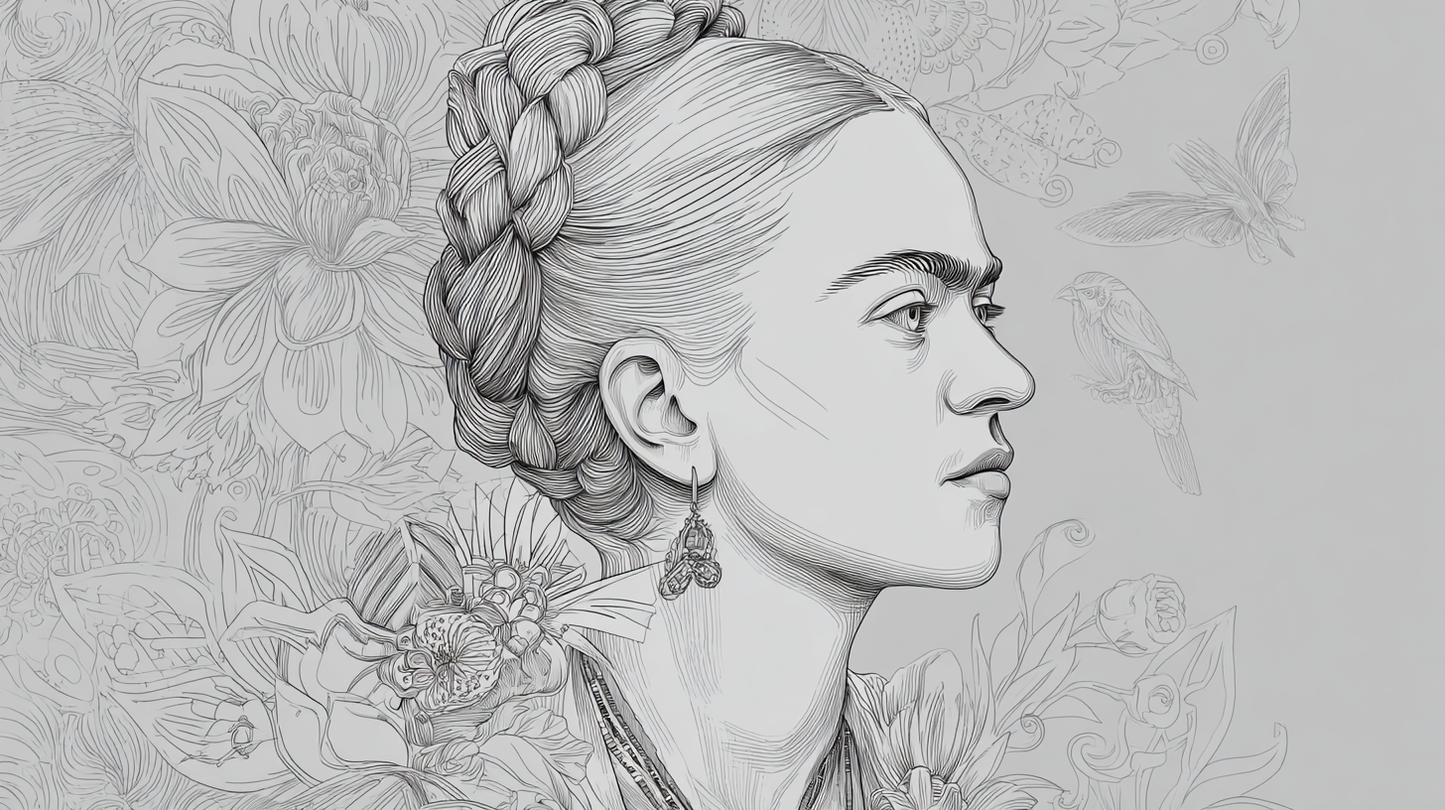 Frida Kahlo Self-Portrait Reimagined
